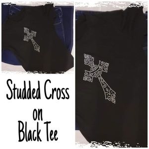 Studded Cross T-shirt